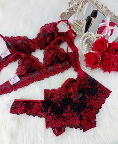Conjunto sem bojo com aro calcinha