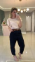 Calça cintinho - Moda Mulher Moderna