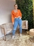 Calça jeans mom destroyed - Moda Mulher Moderna