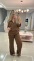 Conjunto esportivo em cetim - Moda Mulher Moderna