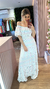 Vestido babado fios de brilho - loja online