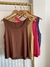Blusa regata gola redonda - loja online
