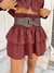 PRE VENTA | FALDA BLOSSOM | Bordo - tienda online