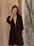 | TALLULAH DRESS LINO | BLACK - comprar online