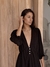| TALLULAH DRESS LINO | BLACK - tienda online