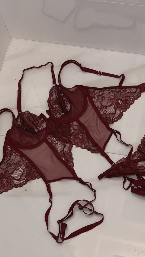 Bustier Milan Malbec - comprar online
