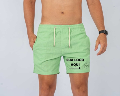 Bordado da sua logo em nosso short. leia a descrição!