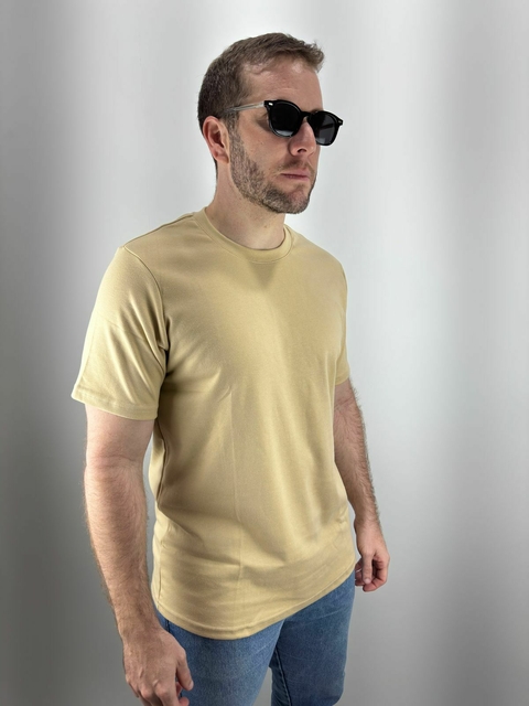 Camisa basica Suedine premium BEGE - comprar online