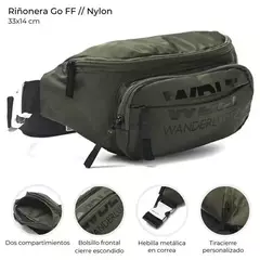 Riñonera Go FF Green 33×14 cm - tienda online