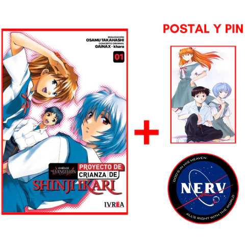 EVANGELION: PROYECTO DE CRIANZA DE SHINJI IKARI 01 (Nueva edicion) - comprar online