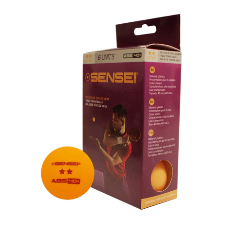 Pelotas X6 Unidades Ping Pong Sensei® 2 Estrellas - comprar online