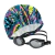 Kit Gorro Tela Lycra + Antiparras Champ Natacion
