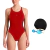 Combo Malla Mujer 6190 + Antiparras + Gorro Tela Safit - comprar online
