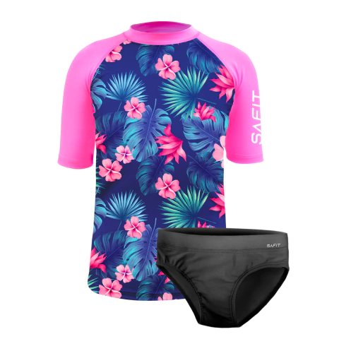 Combo Remera Proteccion Solar Manga Corta 520 + Bombacha 550 - comprar online