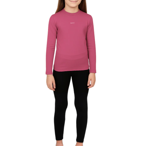 Conjunto Termico Frizado Safit Calza 929 + Remera Niños 957 - SAFIT SPORT