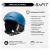 Casco Alpha Ski Snowboard Nieve Orejeras Desmontables Alaska Alpha