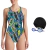 Combo Malla Natación Safit 6185 / 6102 + Gorro Tela + Antiparra - comprar online