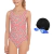 Combo Malla Natacion 8290 Niña + Antiparra Champ JR + Gorro Tela 501 - SAFIT 