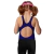 Imagen de Malla Enteriza Niña 8200 + Short Natación 510 Clorofriendly® Safit