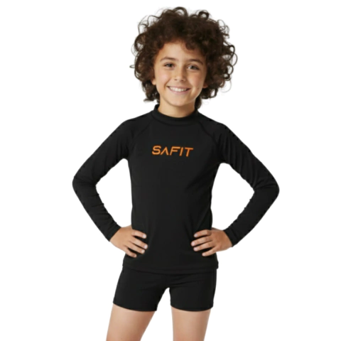 Remera Proteccion Solar Filtro Uv50 Niños Safit 520 - SAFIT SPORT