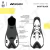 Aletas Aquon Patas De Rana Cortas Natación Pileta Smart Fins - comprar online