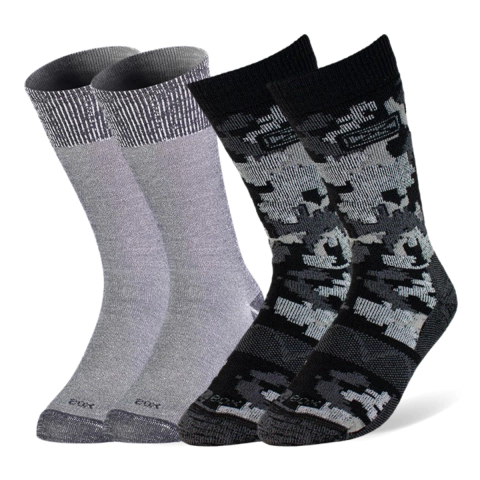 Pack x2 Medias Sox® Lana Merino + Medias Primera Piel - SAFIT SPORT