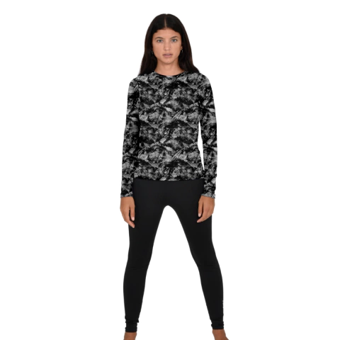 Imagen de Conjunto Termico Mujer Remera Manga Larga 640 + Calza Primera Piel 749 Safit