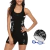 Combo Malla Natacion Safit 5202 + Antiparra Hydro + Gorro Tela