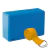 Ladrillo Yoga Brick, Goma Eva + Cinta De Elongacion 2 Mts - Saavedra Fitness