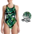 Combo Malla Natacion Safit 6101 + Antiparra Hydro + Gorro Tela