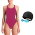 Combo Malla Natacion 6150 + Gorro Tela + Antiparras - SAFIT 