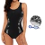 Imagen de Combo Malla Natacion Safit 6175 + Antiparra Hydro + Gorro Tela