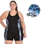 Combo Malla con Pierna + Gorro Tela + Antiparras Hydro Natacion Talles Especiales Safit 6202 - SAFIT 