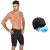 Bermuda Natación Safit 7135 + Antiparra + Gorro Tela