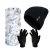Cuello Termico Multiuso + Guantes Invierno + Gorro Lana Frio