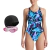 Combo Malla Natacion Safit 6101 + Antiparra + Gorro Tela