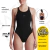 Imagen de Combo Malla Natacion 6190 + Antiparras + Gorro Silicona