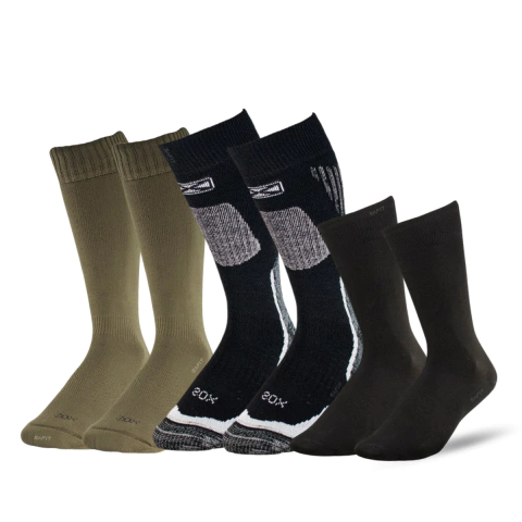 Pack x3 Medias Termicas Primera Piel + Segunda Piel + Trekking Sox® en internet