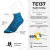 Medias Sox® Soquete Compresión Doble Capa 15-20 - SAFIT 