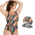 Imagen de Combo Malla Talle Especial 6201 + Antiparras + Gorro Tela