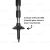 Baston Trekking Extensible Anti Shock