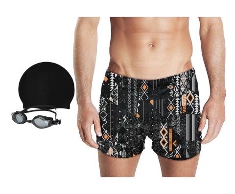 Short Malla Hombre Safit 7101 + Gorro Silicona + Antiparras en internet