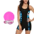Combo Malla Natación Pierna + Antiparras + Gorro Silicona Safit 5202 en internet