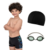 Combo Short Natación Niños Protección UV + Gorro Tela + Antiparras Safit 510 - comprar online