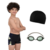 Combo Short Natación Niños Protección UV + Gorro Tela + Antiparras Safit 510 - tienda online