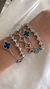 Pulseira Van Cleef Zirconia Ródio Branco - comprar online