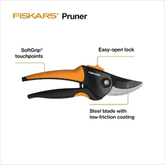 Tijera de poda Fiskars de acero templado - comprar online