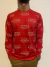 Buzo estampado TOMMY HILFIGER rojo - comprar online