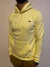 Hoodie algodón LACOSTE amarillo