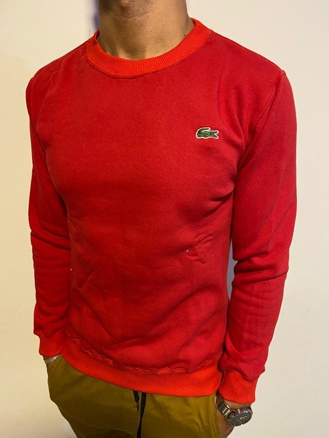 Buzo básico LACOSTE rojo